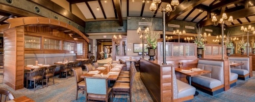 The interior of A Land Remembered, the steakhouse at Rosen Shingle Creek. 